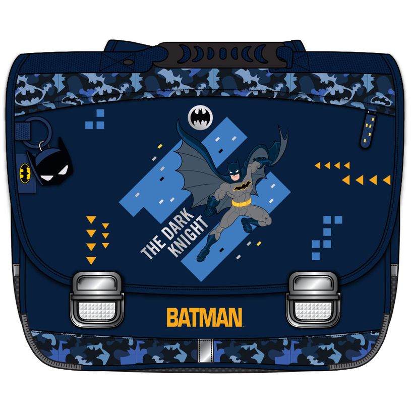 3661507523682-Cartable Batman Darknight 38 cm - 2 compartiments - bleu nuit - Kid'Abord-P_405129180_1-0