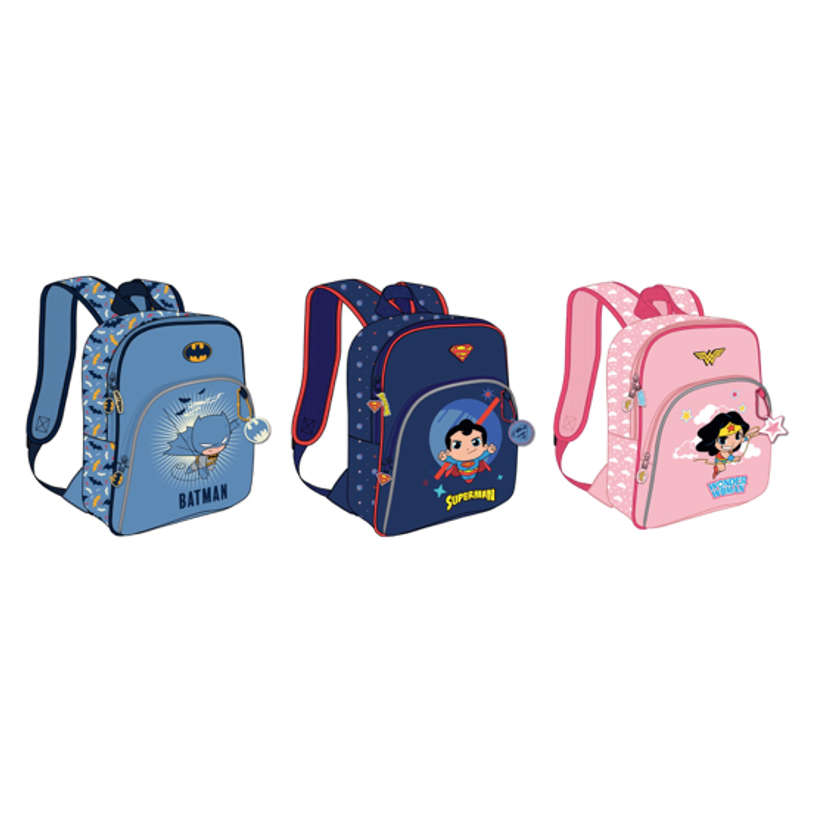 3661507520704-Sac à dos maternelle DC Super Friends - 1 compartiment - différents modèles disponibles-P_405129190_1-0