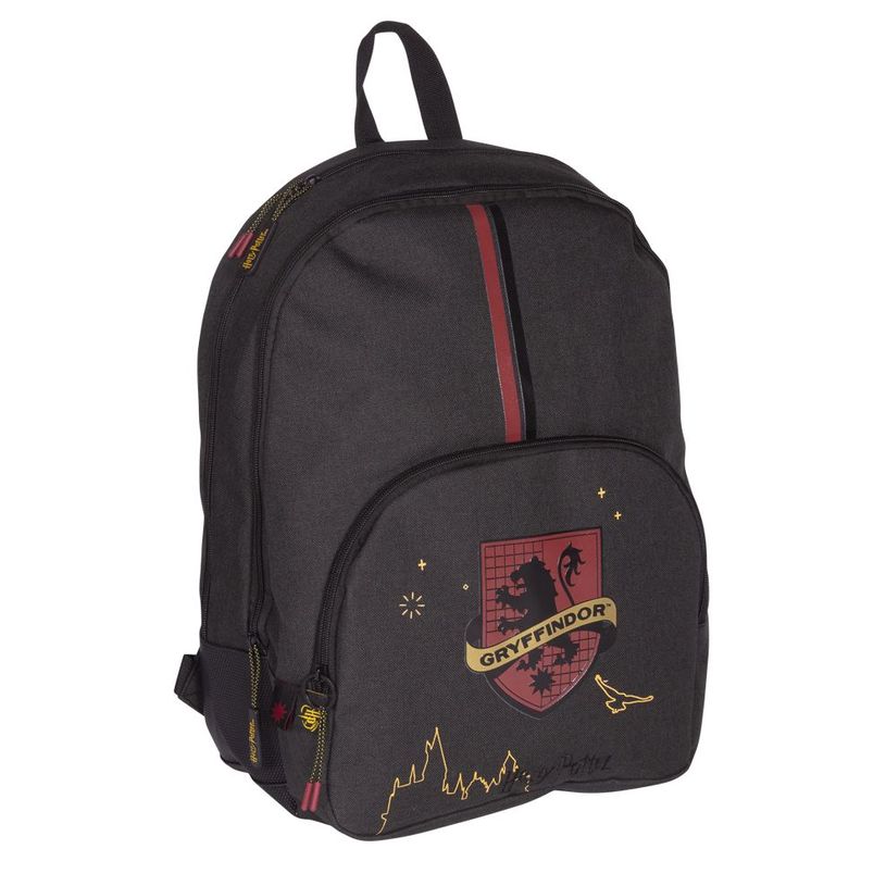 3661507521831-Sac à dos Harry Potter Gryffondor - 2 compartiments - gris - Kid'Abord-P_405129233_1-0