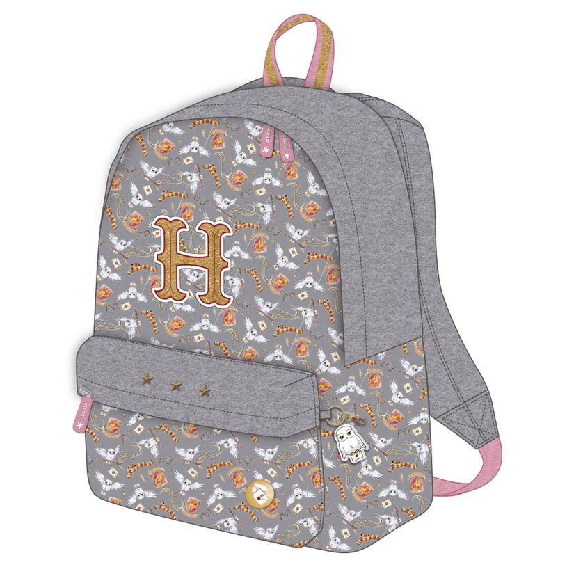 3661507520803-Sac à dos Harry Potter Hedwig - 1 compartiment - violet pastel - Kid'Abord-P_405129236_1-0