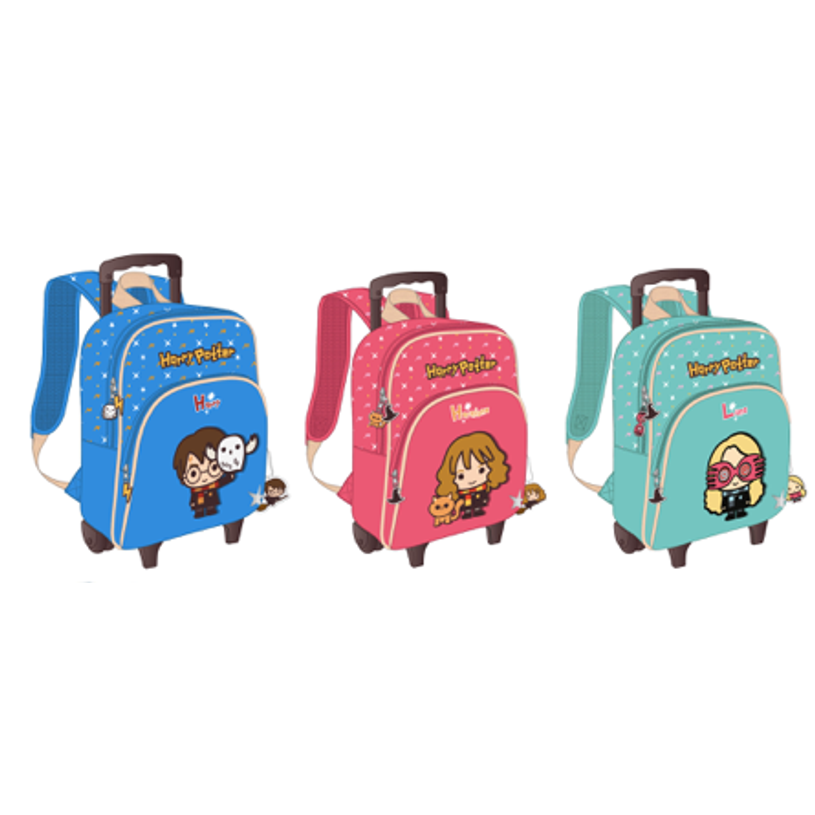 3661507522746-Sac à dos maternelle à roulettes Harry Potter Chibi - 1 compartiment - différents modè-P_405129255_1-0