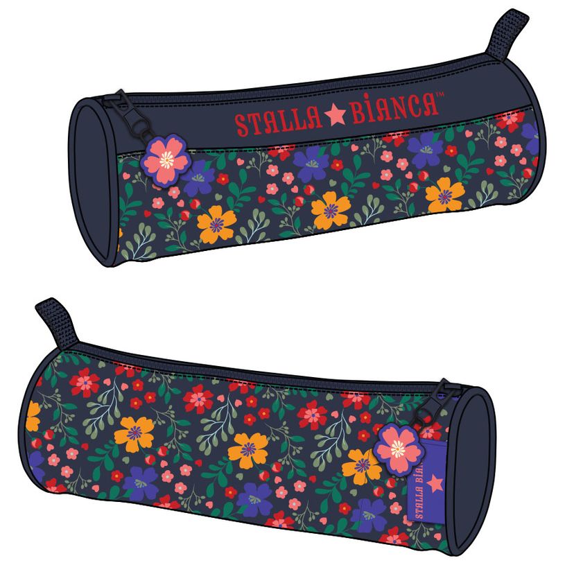 3661507928265-Trousse ronde Stalla Bianca Polka - 1 compartiment - violet - Kid'Abord-P_405129300_1-0