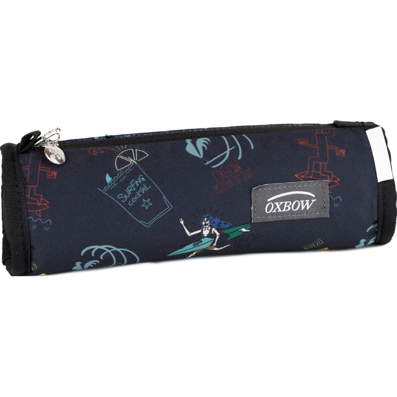 3020120190914-Trousse ronde réversible Oxbow Joakim - 1 compartiment - couleurs assorties - Hamelin-P_405129603_2-1