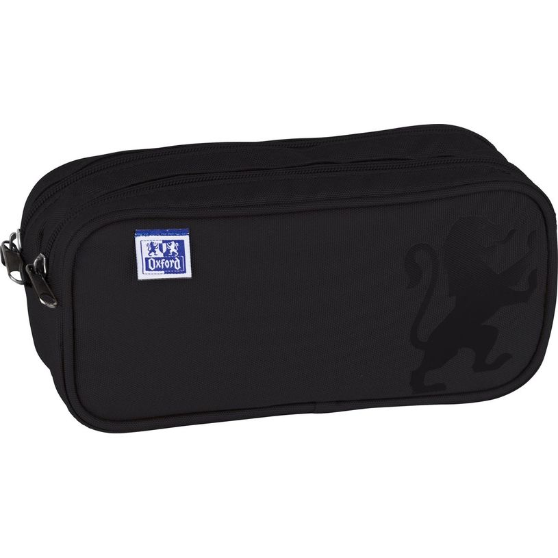 3020120192574-Trousse rectangulaire Oxford School - 2 compartiments - disponible dans différentes coule-P_405129628_5-4