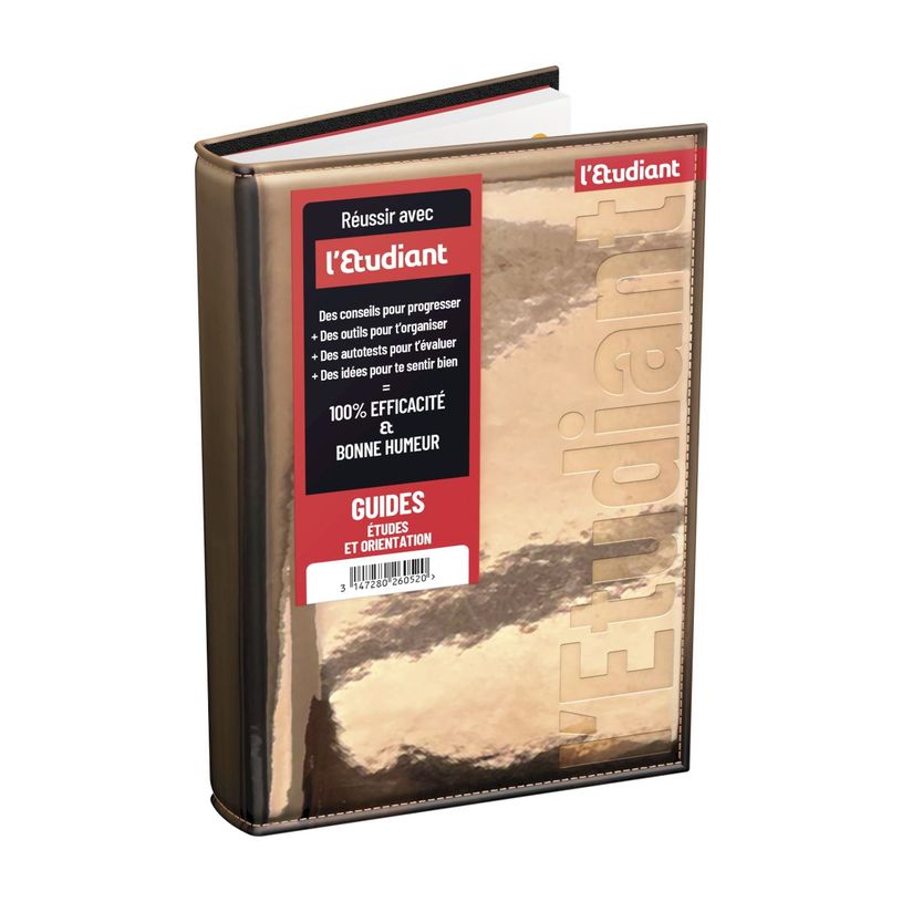 3147280260520-Agenda L'Étudiant Or - 1 jour par page - 12 x 18 cm - disponible dans différentes couleu-P_405129649_3-1