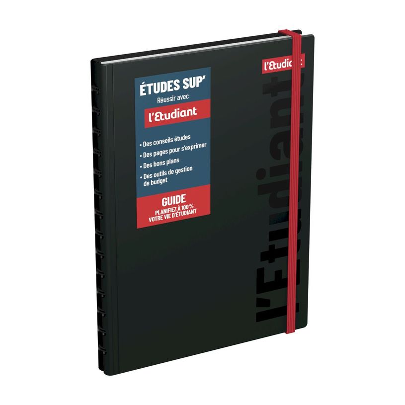 3147280242465-Agenda L'Étudiant Etudes Sup - 1 semaine sur 2 pages - 15 x 21 cm - noir - Hamelin-P_405129651_5-3
