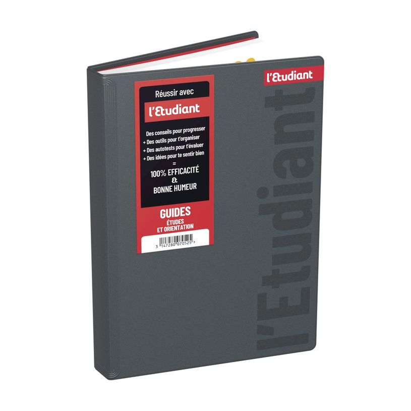 3147280152757-Agenda L'Étudiant Métal - 1 jour par page - 15 x 20 cm - gris - Hamelin-P_405129669_2-0