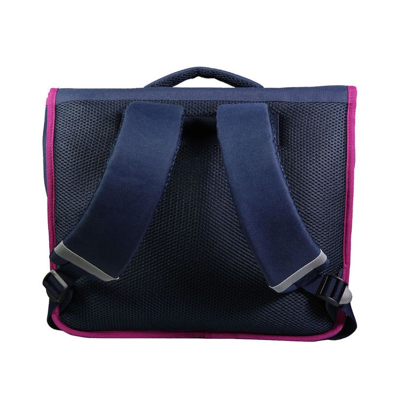 3666311001333-Cartable Poivre Blanc princesse 38 cm - 2 compartiments - bleu - Bagtrotter-P_405129746_3-2