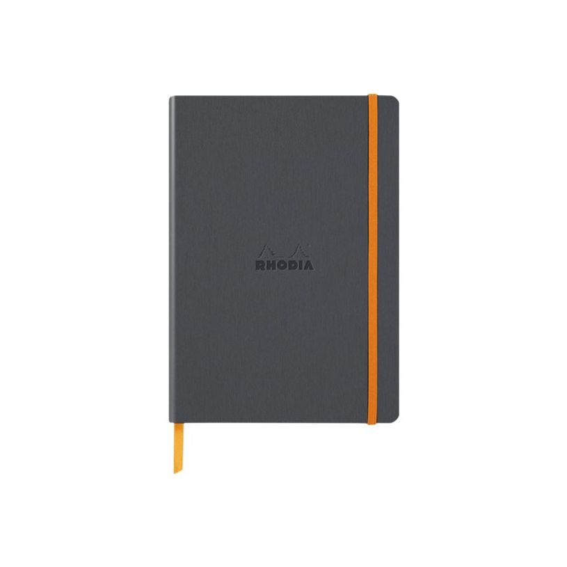3037921173855-RHODIA Rhodiarama - Carnet souple A5 - 160 pages - ligné - titane-P_405129919_3-0