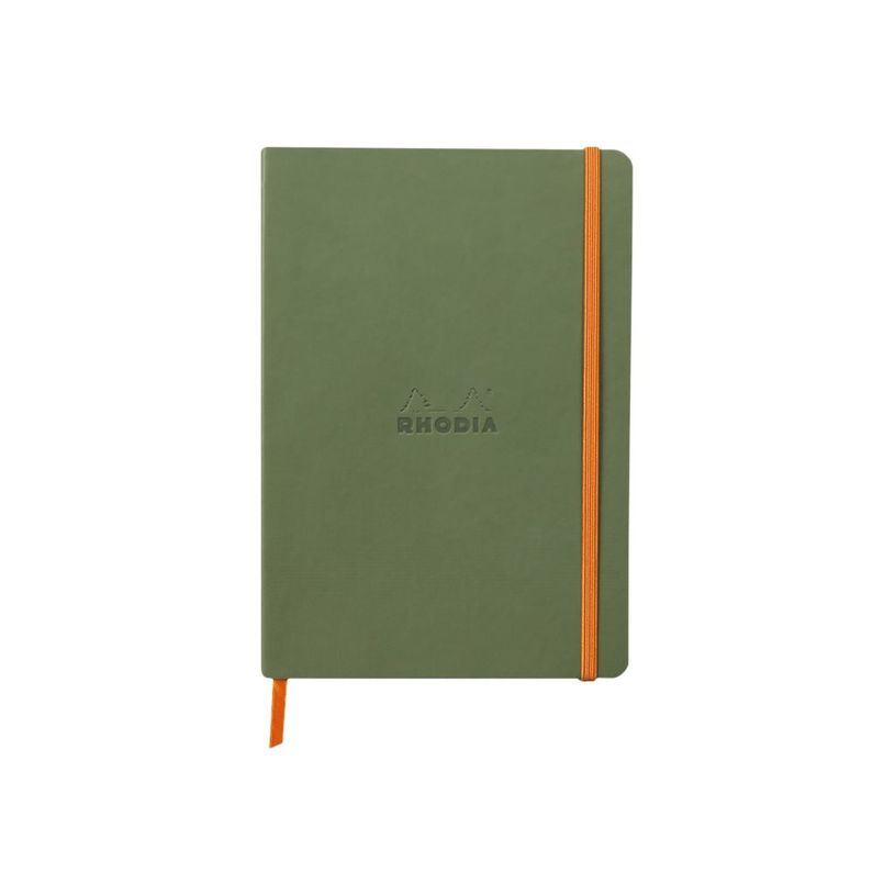 3037921174401-RHODIA Rhodiarama - Carnet souple A5 - 160 pages - pointillés - sauge-P_405129923_3-0