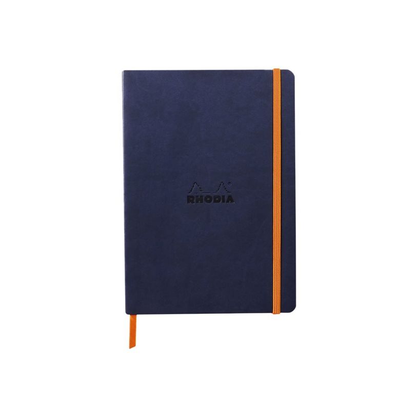 3037921174449-RHODIA Rhodiarama - Carnet souple A5 - 160 pages - pointillés - bleu nuit-P_405129925_3-0