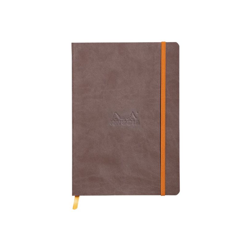 3037921174531-RHODIA Rhodiarama - Carnet souple A5 - 160 pages - pointillés - chocolat-P_405129927_2-0
