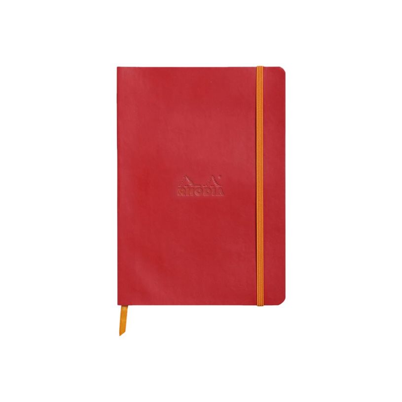3037921174630-RHODIA Rhodiarama - Carnet souple A5 - 160 pages - pointillés - coquelicot-P_405129929_3-0