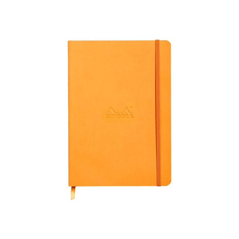 3037921174654-RHODIA Rhodiarama - Carnet souple A5 - 160 pages - pointillés - orange-P_405129930_3-0