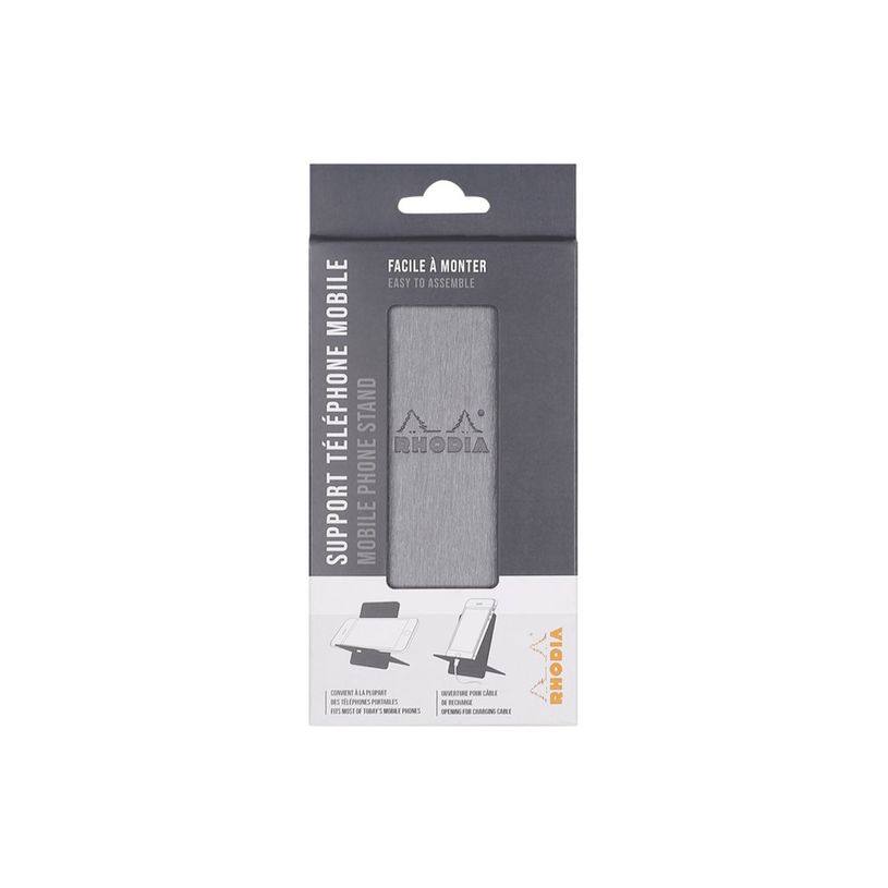 3037921944059-RHODIA - Socle pour téléphone portable - titane-P_405129979_1-1