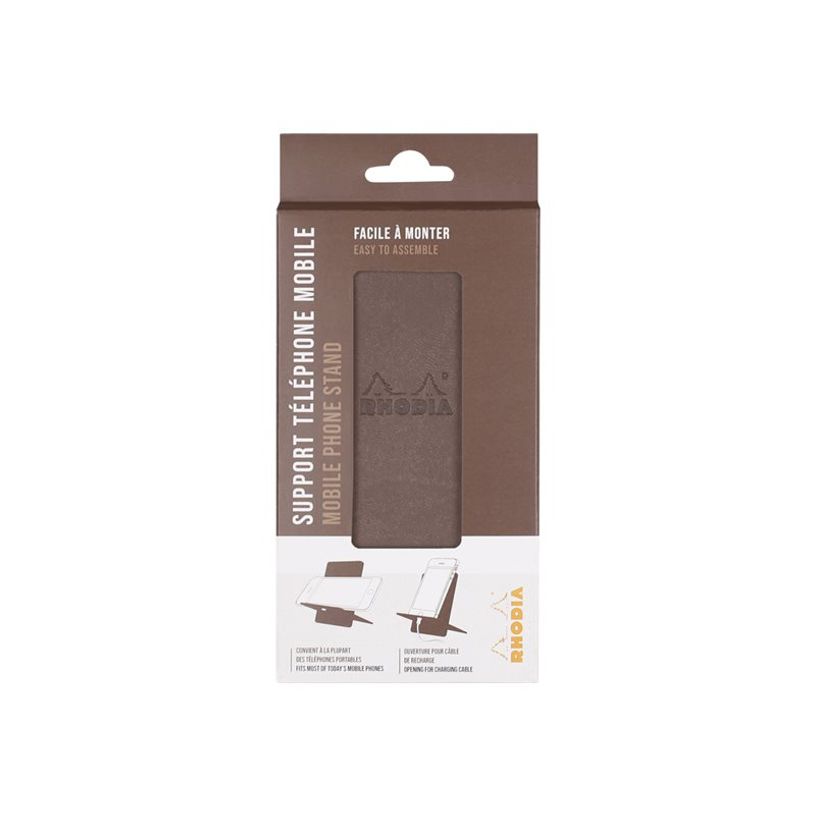 3037921944103-RHODIA - Socle pour téléphone portable - chocolat-P_405129981_1-1