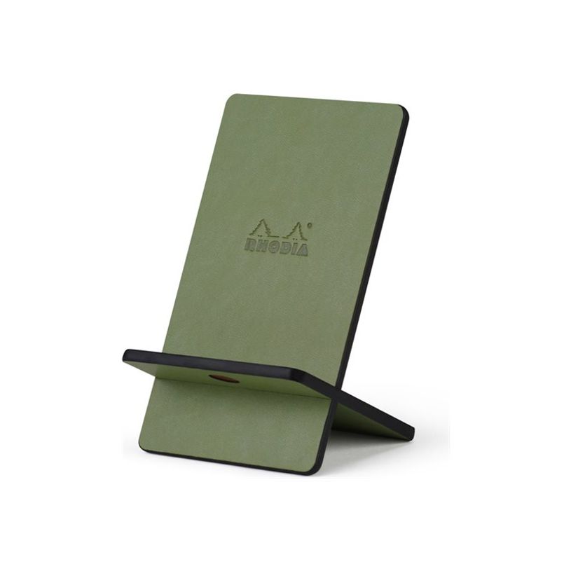 3037921944189-RHODIA - Socle pour téléphone portable - sauge-P_405129985_2-0