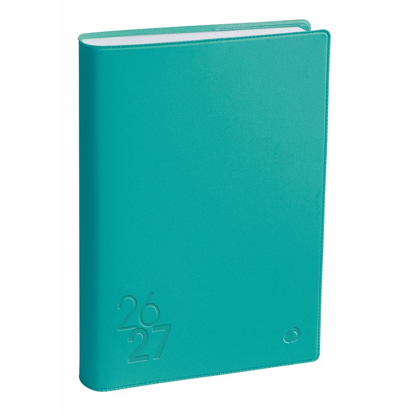 3371010496587-Quo Vadis - Agenda année scolaire - 2026-2027 - Eurotextagenda - Journalier - Multilingue - Touch - Bleu - 12 mois de août à juillet - 12x17 cm - Papier Clairefontaine blanc - Fabri--0