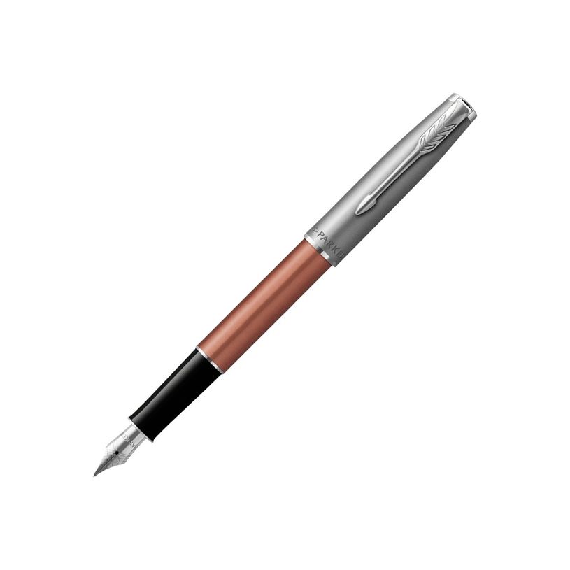 3026981692284-Parker Sonnet Essential - Stylo plume orange - encre noire - pointe fine-P_405130079_1-0