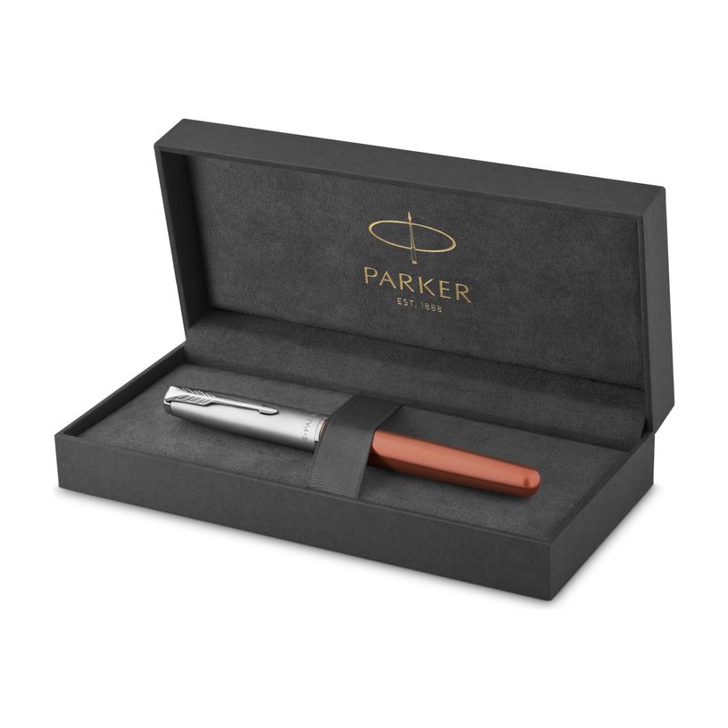 3026981692284-Parker Sonnet Essential - Stylo plume orange - encre noire - pointe fine-P_405130079_4-7
