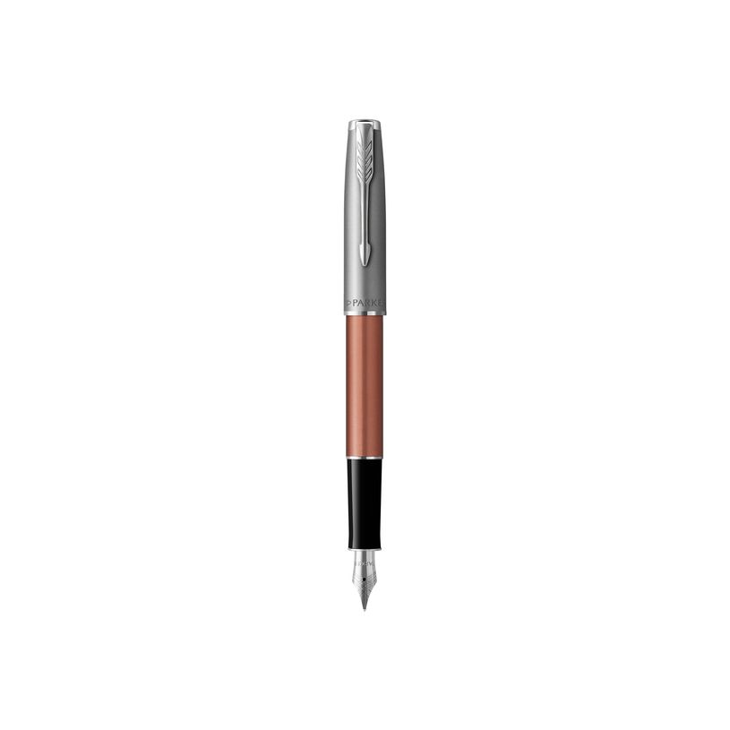 3026981692284-Parker Sonnet Essential - Stylo plume orange - encre noire - pointe fine-P_405130079_5-4