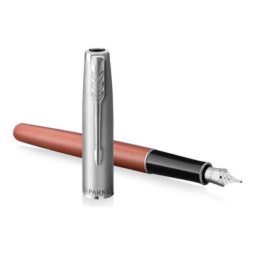 3026981692284-Parker Sonnet Essential - Stylo plume orange - encre noire - pointe fine-P_405130079_8-8