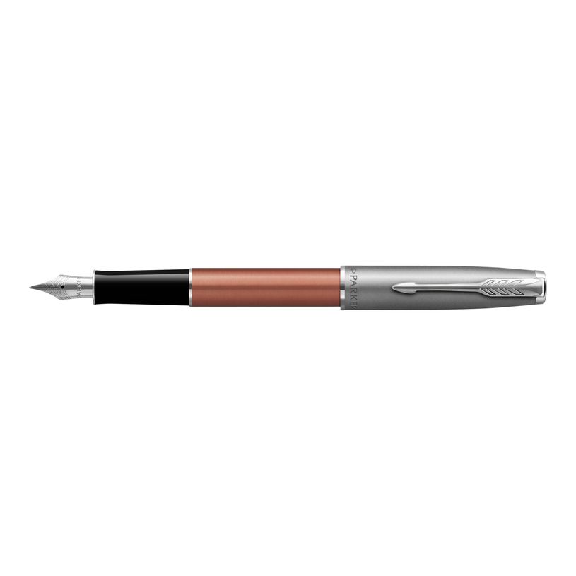 3026981692284-Parker Sonnet Essential - Stylo plume orange - encre noire - pointe fine-P_405130079_9-5