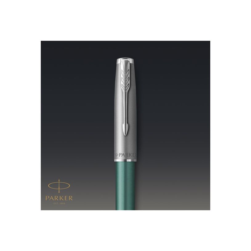 3026981693625-Parker Sonnet Essential - Stylo plume vert - encre noire - pointe fine-P_405130083_10-7