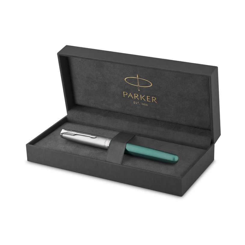 3026981693625-Parker Sonnet Essential - Stylo plume vert - encre noire - pointe fine-P_405130083_3-1