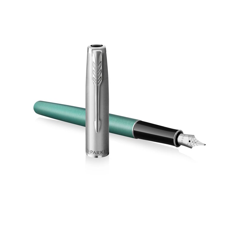 3026981693625-Parker Sonnet Essential - Stylo plume vert - encre noire - pointe fine-P_405130083_6-3