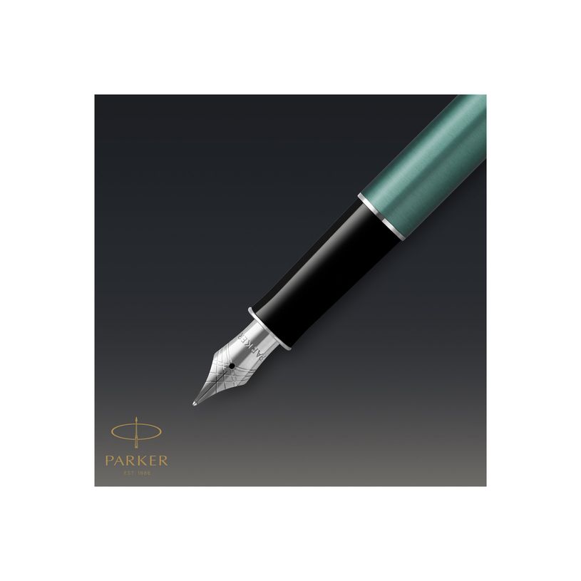3026981693625-Parker Sonnet Essential - Stylo plume vert - encre noire - pointe fine-P_405130083_7-9