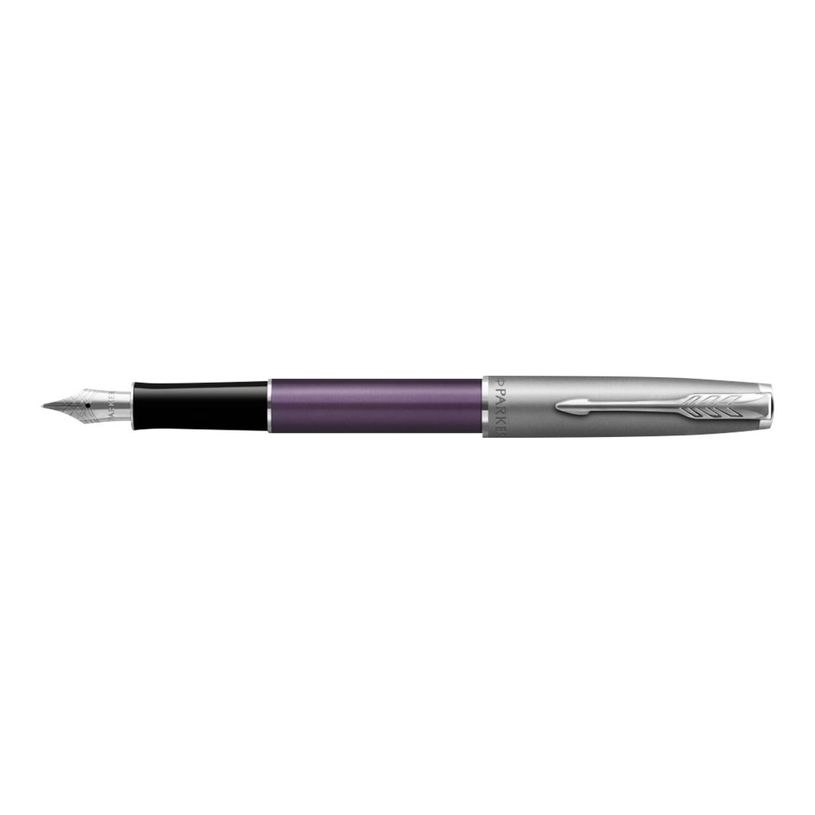 3026981693663-Parker Sonnet Essential - Stylo plume violet - encre noire - pointe fine-P_405130087_1-0