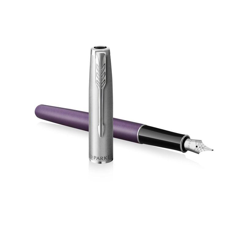 3026981693663-Parker Sonnet Essential - Stylo plume violet - encre noire - pointe fine-P_405130087_7-9