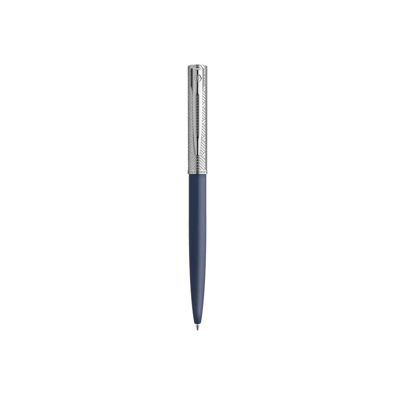 3026981745126-Waterman Allure Deluxe - Stylo à bille - corps bleu - capuchon chromé - pointe moyenne-P_405130094_1-0