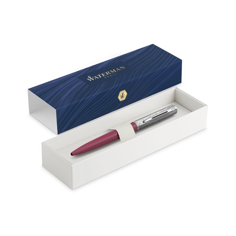 3026981745133-Waterman Allure Deluxe – stylo-bille – pointe moyenne – encre bleue – corps rose – bou-P_405130095_2-2