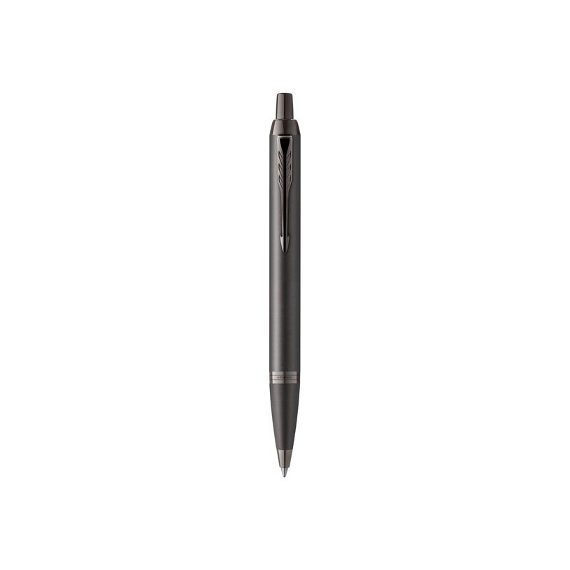 3026981729614-Parker IM Monochrome - Stylo à bille gris acier - encre bleue-P_405130105_1-0