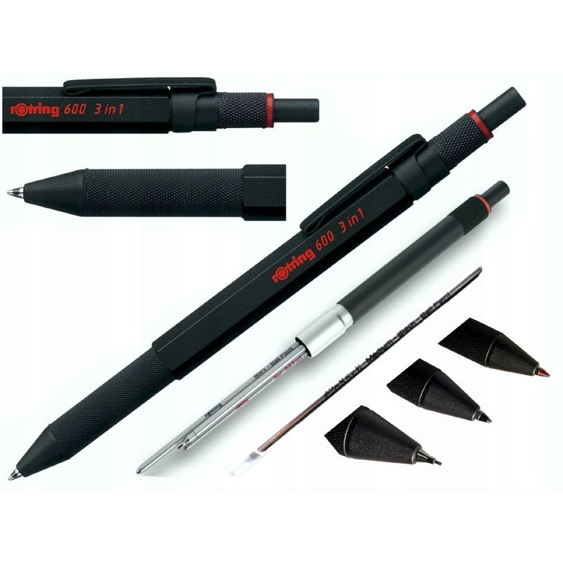 4895151559028-Rotring 600 - Stylo 3 en 1 : porte-mines et stylo à bille noir et rouge - noir-P_405130112_2-1