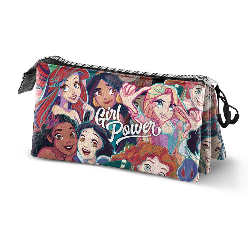 8445118044119-Princesses Disney Girl power -Trousse 3 compartiments - Karactermania-P_405130183_1-0