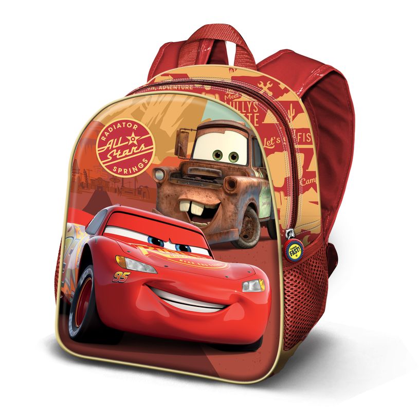 8445118047028-Cars Desert Road - Sac à dos maternelle 3D - 1 compartiment - Karactermania-P_405130206_1-0