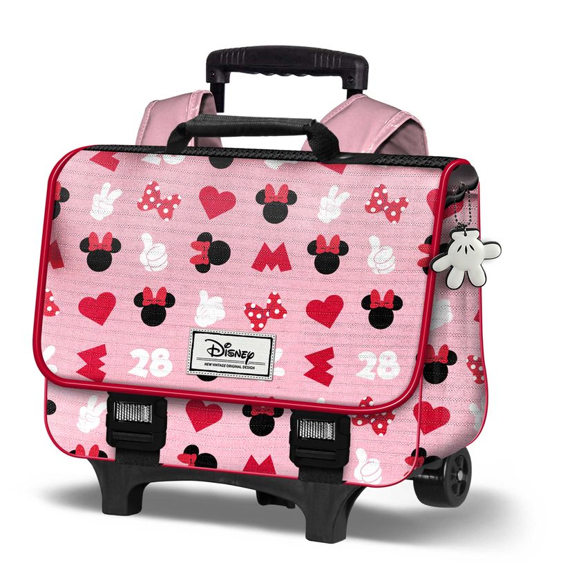8445118049930-Minnie Mouse Pinky - Cartable avec chariot amovible 38 cm - 1 compartiment - Karactermania-P_405130261_1-0