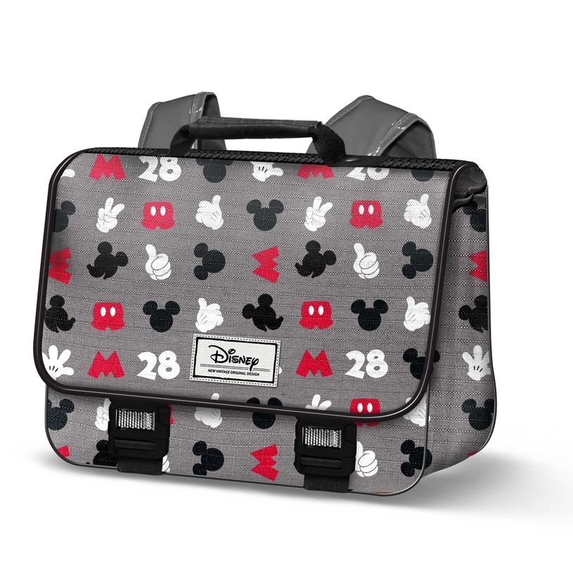 8445118049947-Mickey Mouse Grey - Cartable 38 cm - 1 compartiment - Karactermania-P_405130262_1-0