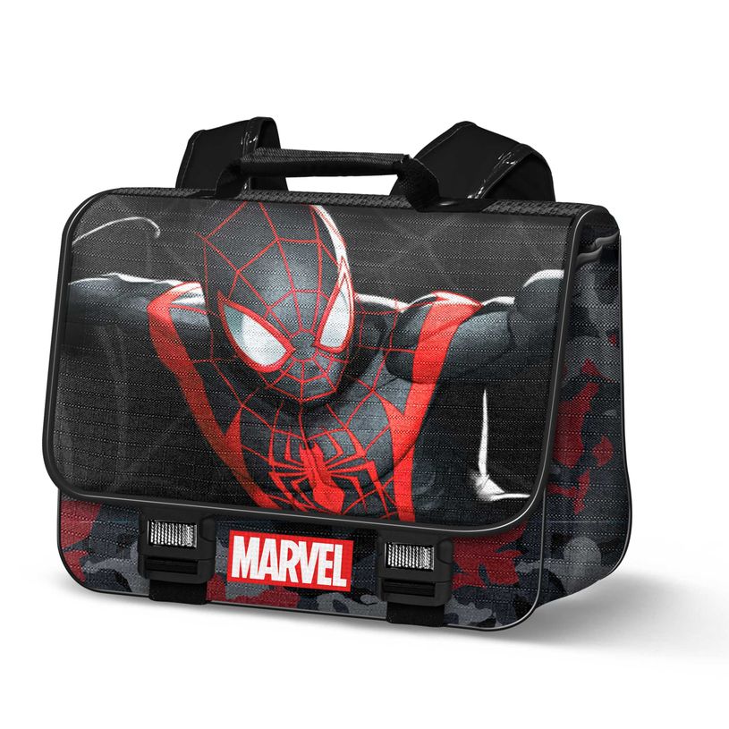 8445118050073-Spiderman Miles - Cartable 38 cm - 1 compartiment - Karactermania-P_405130272_1-0