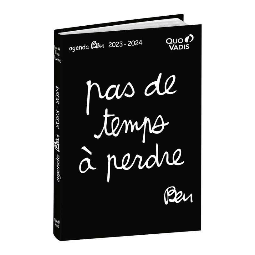 3371010503803-Agenda Ben - 1 jour par page - 12 x 17 cm - pas temps à perdre - Quo Vadis-P_405130314_1-0