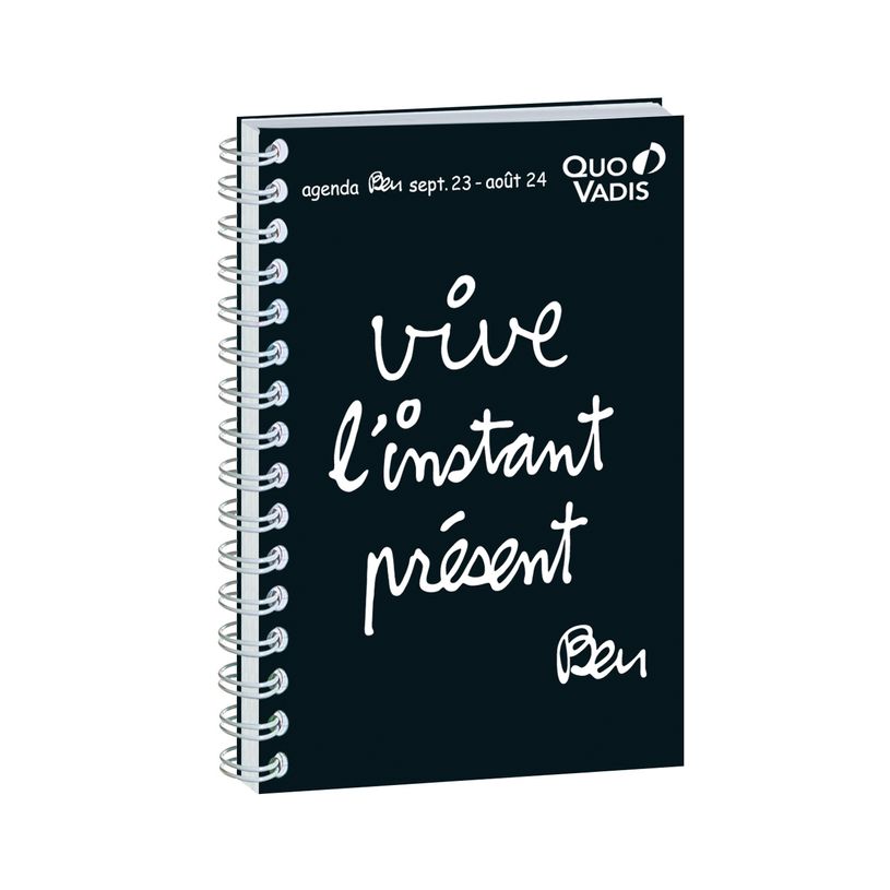 3371010503834-Agenda à spirale Ben - 1 jour par page - 12 x 17 cm - vive l'instant présent - Quo Vadis-P_405130319_1-0