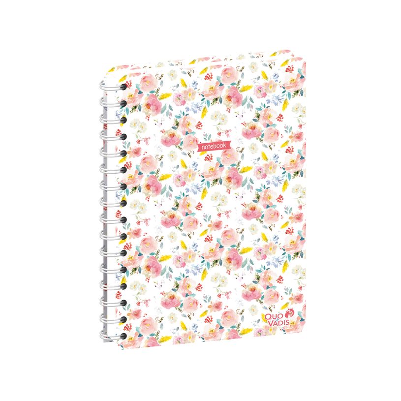 3371010500925-Quo Vadis - Carnet de notes - Spiralé - Daisy - Multicolore - Pages Points (dots) et lignées - 15x21 cm - Papier Clairefontaine -P_405130332_1-0