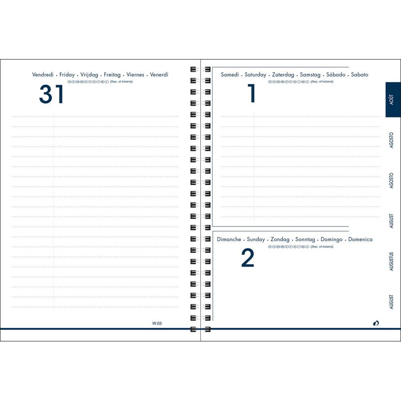 3371010503667-Agenda à spirale Daisy - 1 jour par page - 12 x 17 cm - rose - Quo Vadis-P_405130337_2-1