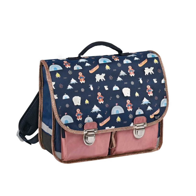 3371010494415-Cartable Louise & Arthur 38 cm - 2 compartiments - inuit - Quo Vadis-P_405130361_1-0