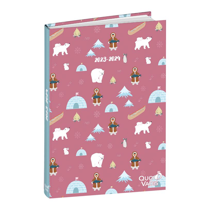 3371010496723-Agenda Louise & Arthur - 1 jour par page - 12 x 17 cm - inuit - Quo Vadis-P_405130362_1-0