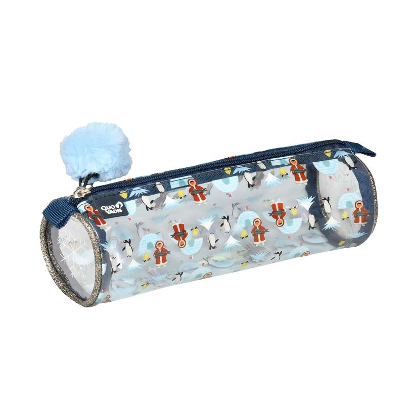 3371010494439-Trousse ronde Louise & Arthur - 1 compartiment - inuit - Quo Vadis-P_405130364_1-0