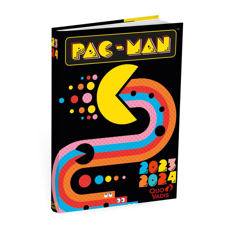3371010496747-Agenda Pac Man - 1 jour par page - 12 x 17 cm - rainbow - Quo Vadis-P_405130392_1-0